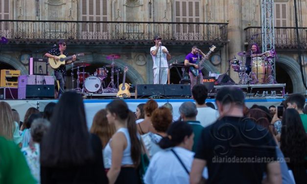 PAUL ALONE CAUTIVA SALAMANCA en el primer concierto del viernes