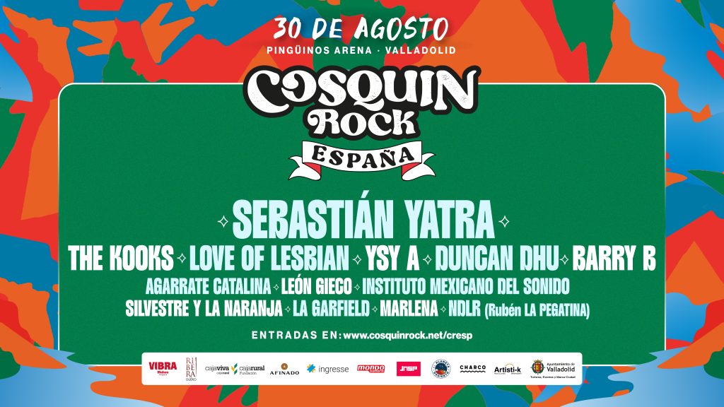 SEBASTIÁN YATRA, GRAN CABEZA DE CARTEL DE COSQUÍN ROCK ESPAÑA 2025