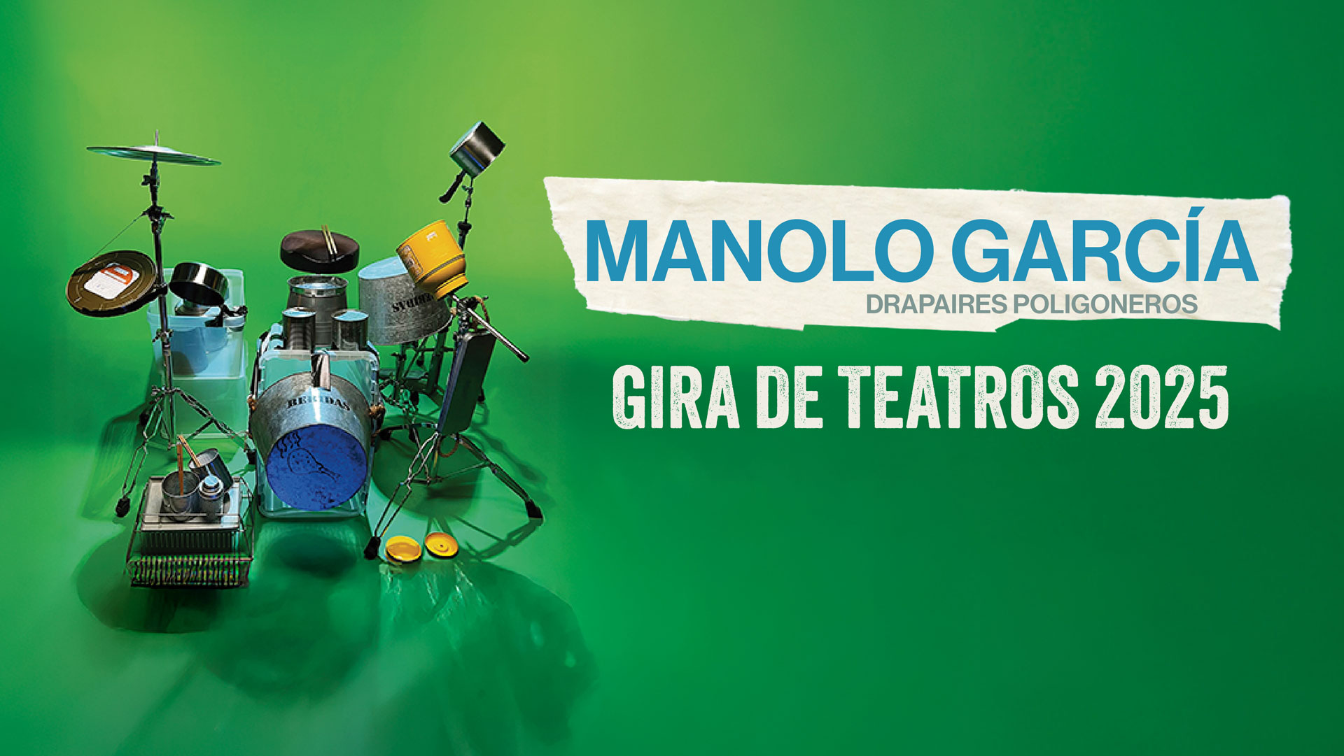 Manolo García anuncia “Gira de Teatros 2025” y nuevo disco en solitario