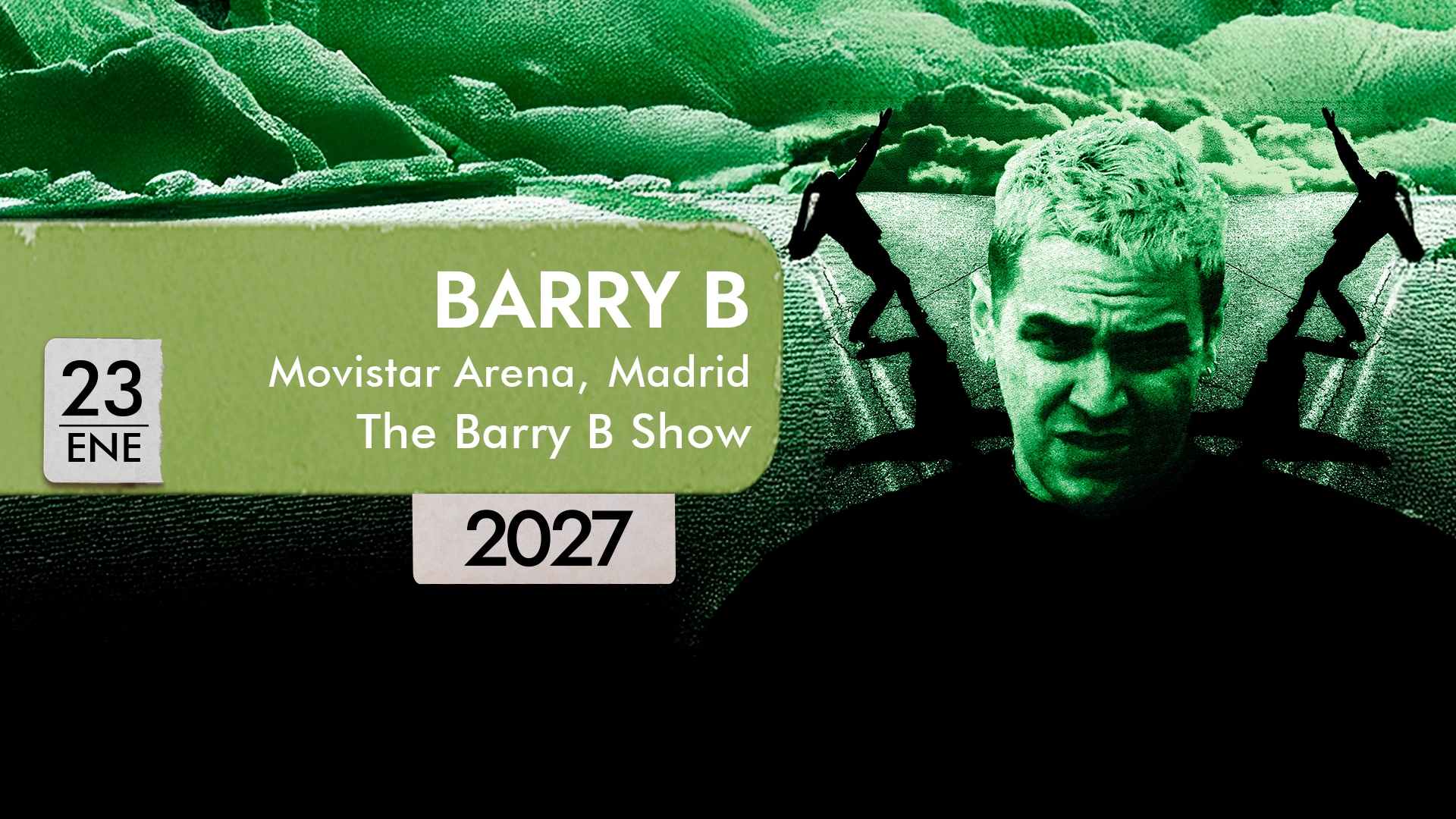 ¡Barry B en Madrid 2027! Descubre los horarios, precios de entradas y detalles de su espectacular directo 'THE BARRY B SHOW' en el Movistar Arena por Inverfest.