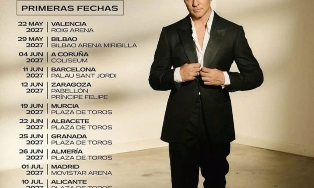 David Bisbal anuncia la ‘Gira Tour Eternos 2027’: Todas las fechas confirmadas en España