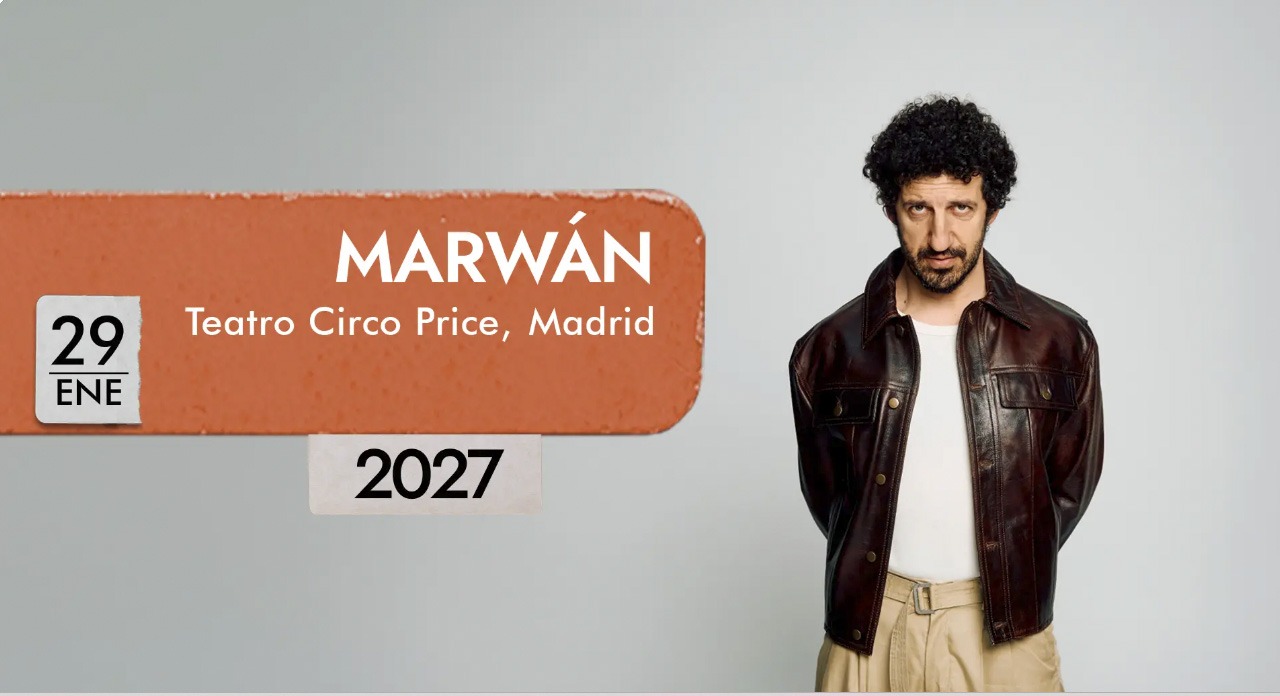 ¡Marwán en Madrid 2027! Descubre los horarios, precios de entradas y todos los detalles de su esperado concierto en el Teatro Circo Price dentro de Inverfest.
