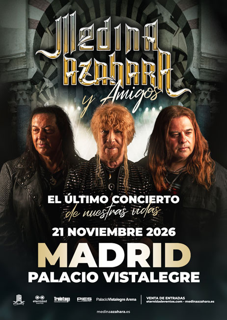 Compra tus entradas para el concierto de Medina Azahara en Madrid. Lee la crónica previa de su gira de despedida en el Palacio Vistalegre.
