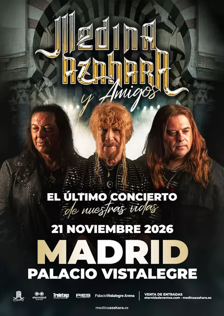 Compra tus entradas para el concierto de Medina Azahara en Madrid. Lee la crónica previa de su gira de despedida en el Palacio Vistalegre.