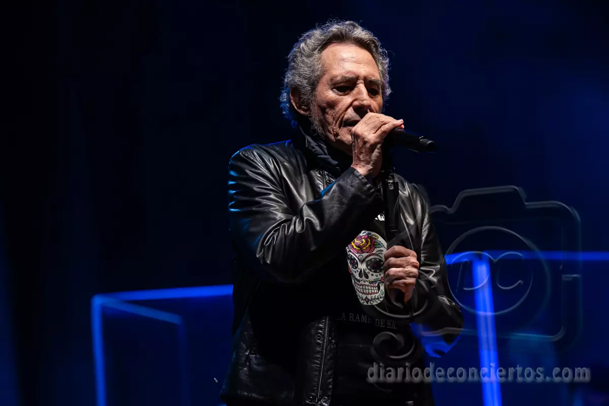 Miguel Rios, durante su concierto en Salamanca