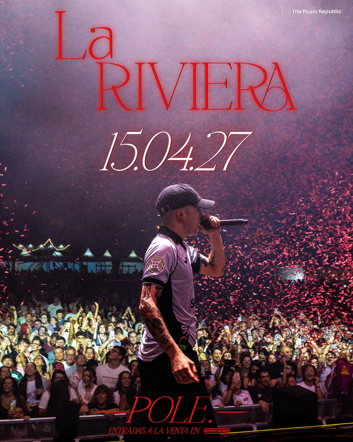 ¡Confirmado el concierto de Pole. en Madrid 2027! Consulta aquí los horarios oficiales en La Riviera, canciones de su nueva etapa y venta de entradas.