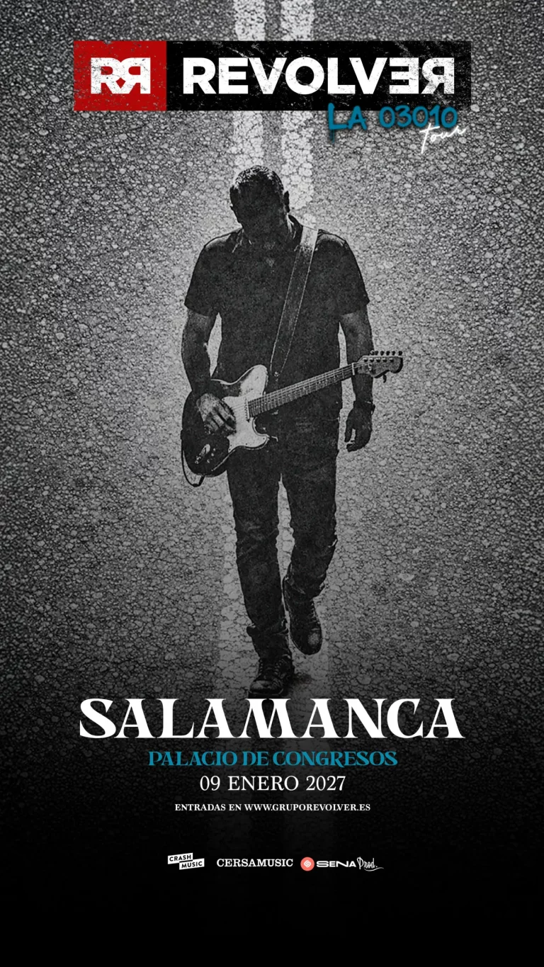 Revólver en Salamanca 2027: Concierto Gira LA 03010 en el Palacio de Congresos