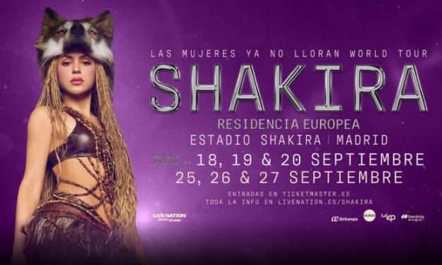 Shakira en Madrid 20 de septiembre de 2026: entradas, horario y concierto