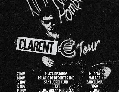 Clarent anuncia gira España 2026-27: Conciertos, fechas del ‘No Pasa Nada Hombre Tour’