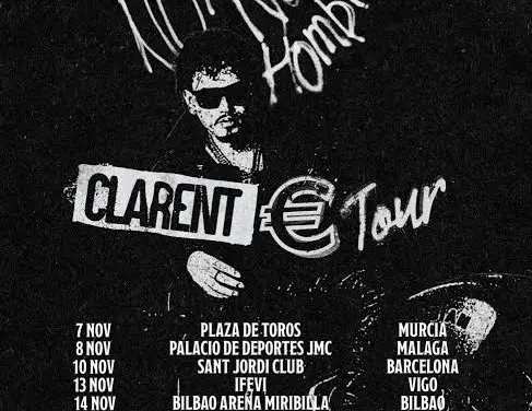 Clarent anuncia gira España 2026-27: Conciertos, fechas del ‘No Pasa Nada Hombre Tour’