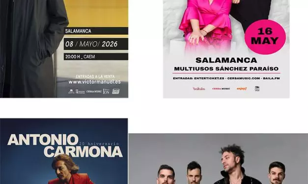 Conciertos en Salamanca Mayo 2026: Guía de fechas y entradas