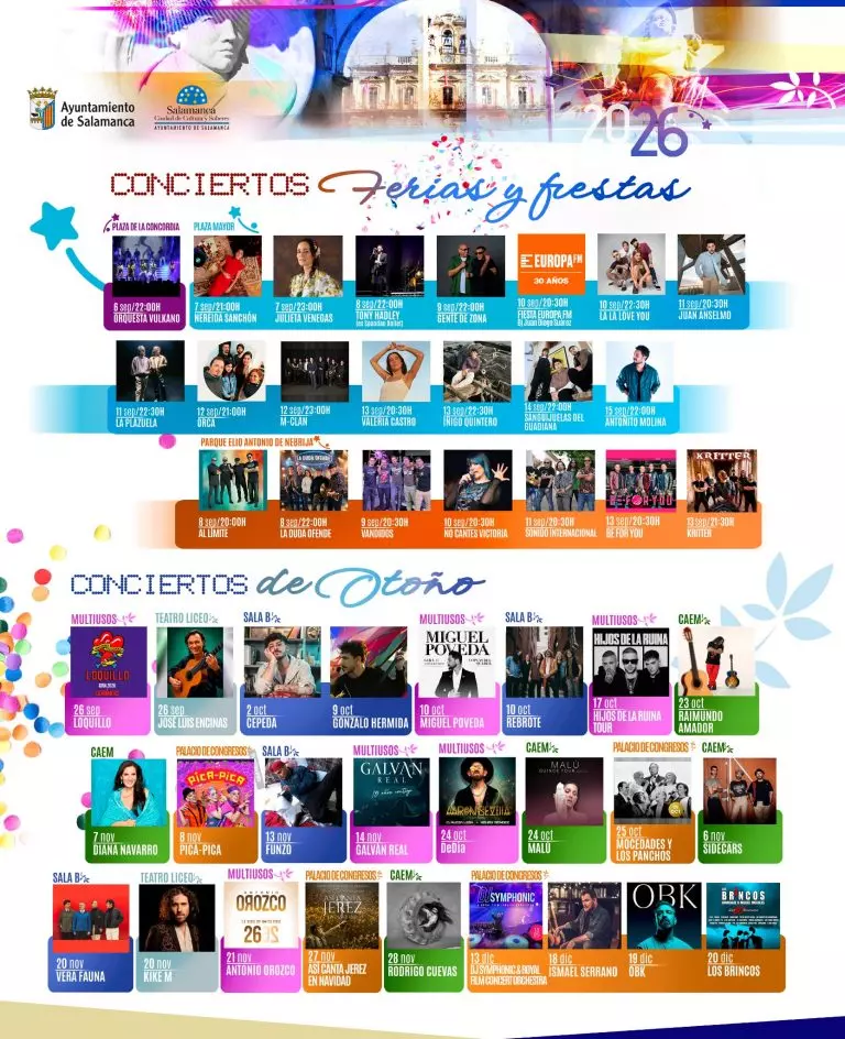 Ferias de Salamanca 2026