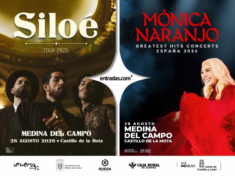 Consulta el plan de movilidad, horarios y accesos para los conciertos en el Castillo de la Mota de Siloé y Mónica Naranjo en Medina del Campo. ¡Guía completa aquí!