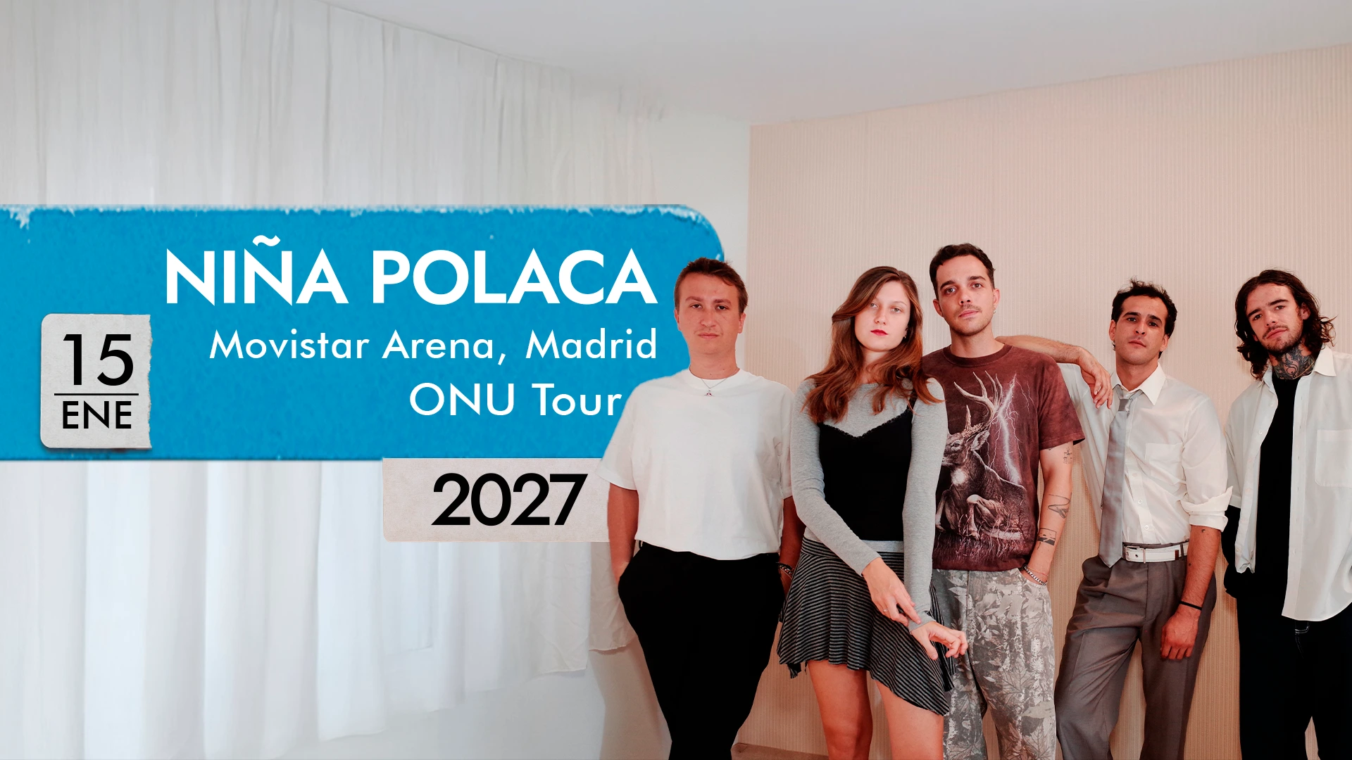 ¡Niña Polaca en Madrid 2027! Descubre los horarios, precios de entradas y todos los detalles de su esperado concierto en el Movistar Arena. ¡No te lo pierdas!